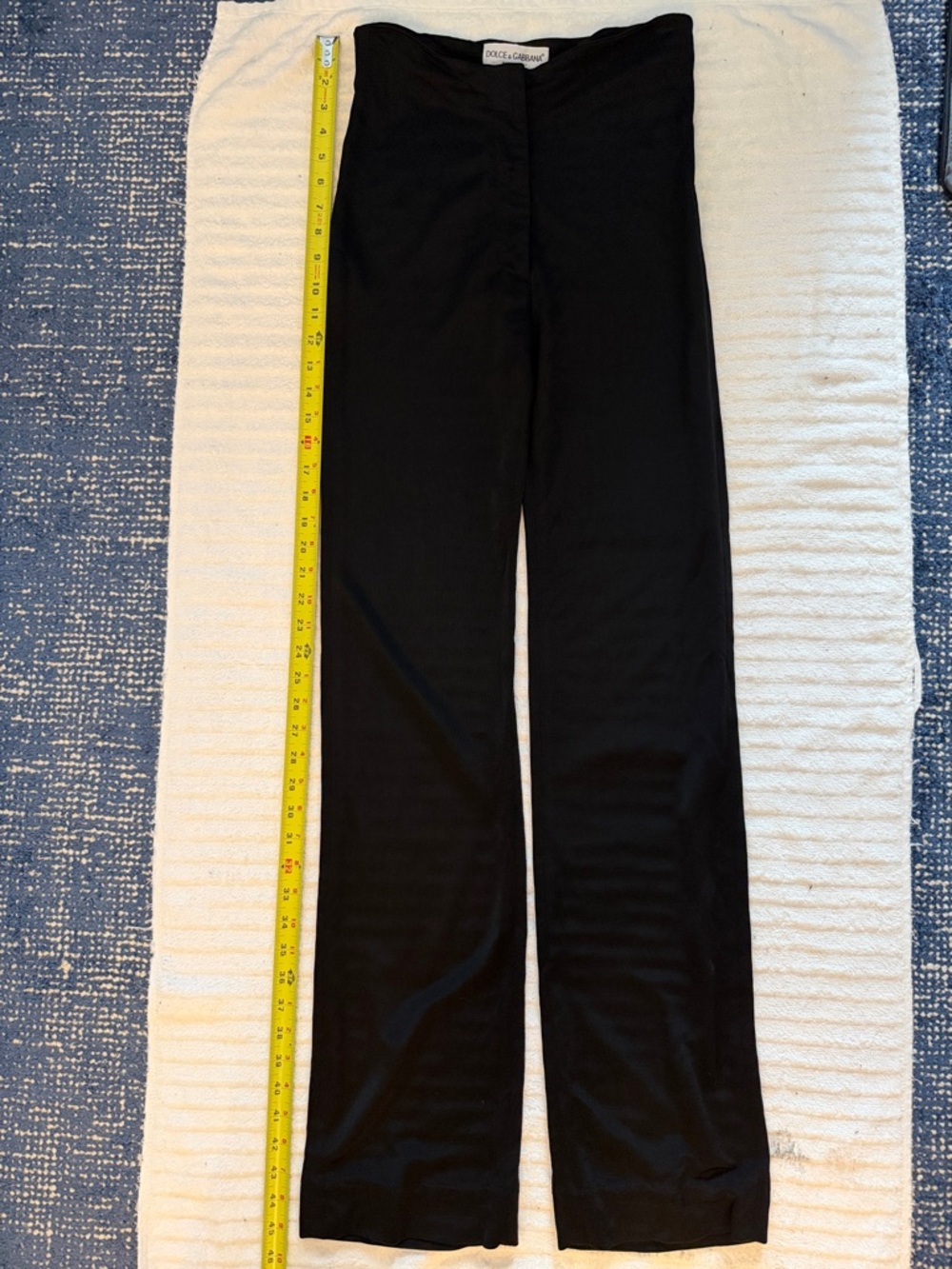Dolce & Gabbana Black Straight-Leg Trousers